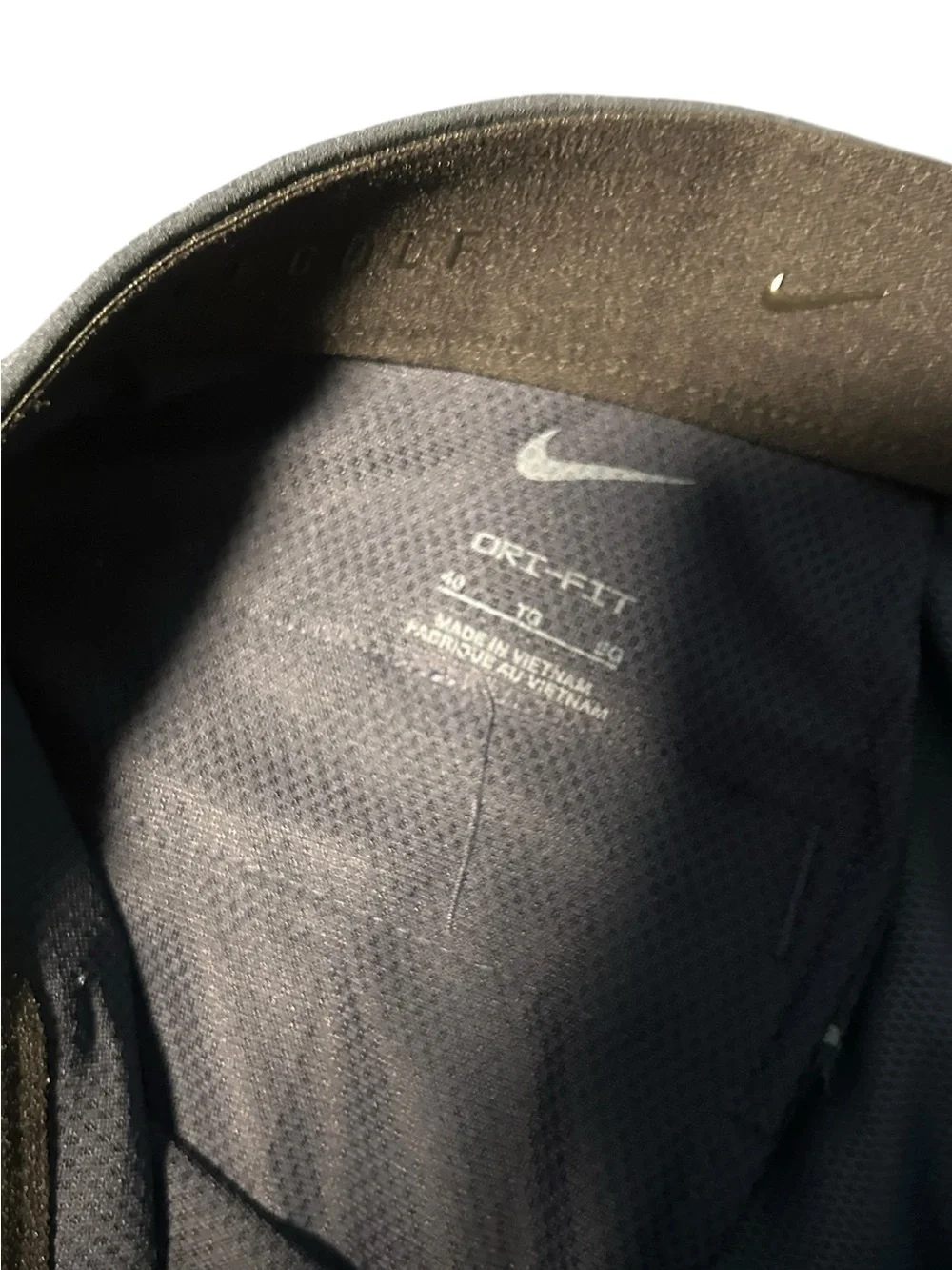 Nike Black Flat-Front Men's golf pro shorts W 40